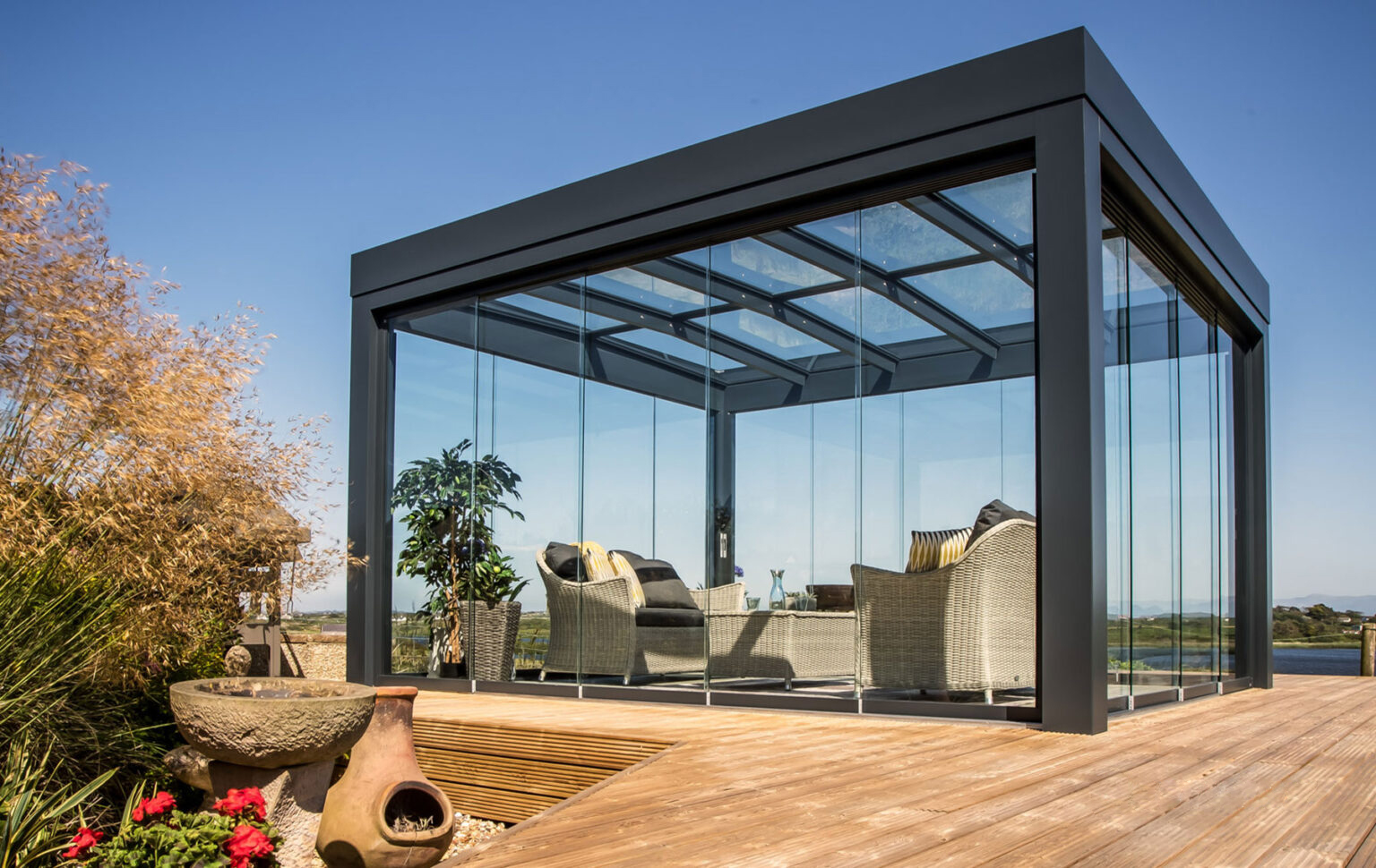 Zimná záhrada a zasklenie